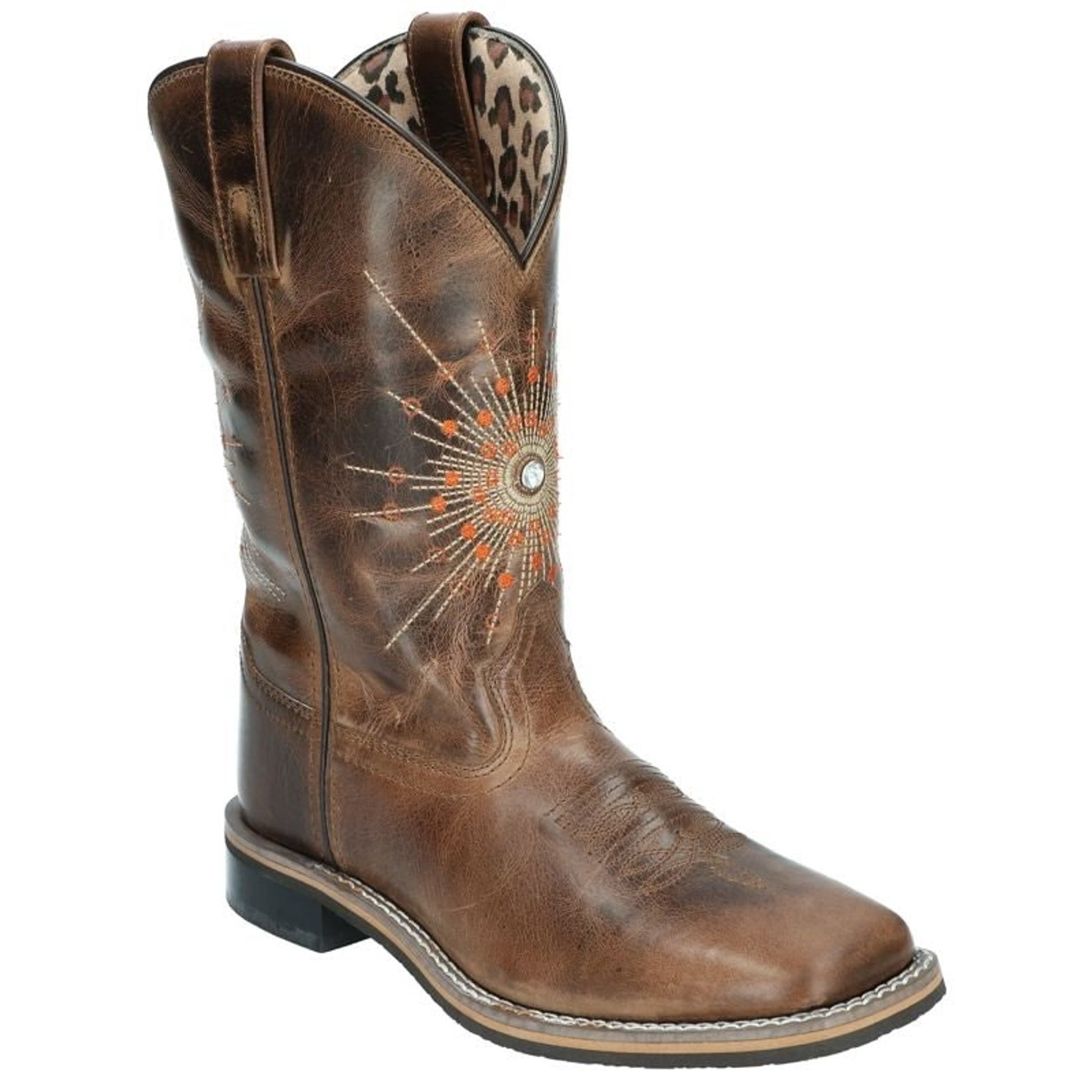 Smoky Mountain Ladies Sunburst Waxed Boots