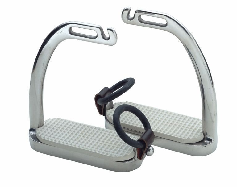 Shires SS Fillis Peacock Stirrup Irons