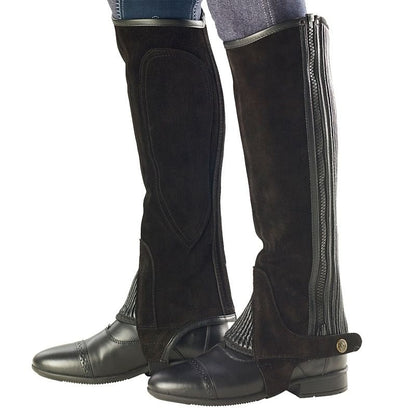 Ovation Childs Ribbed Suede Half Chaps