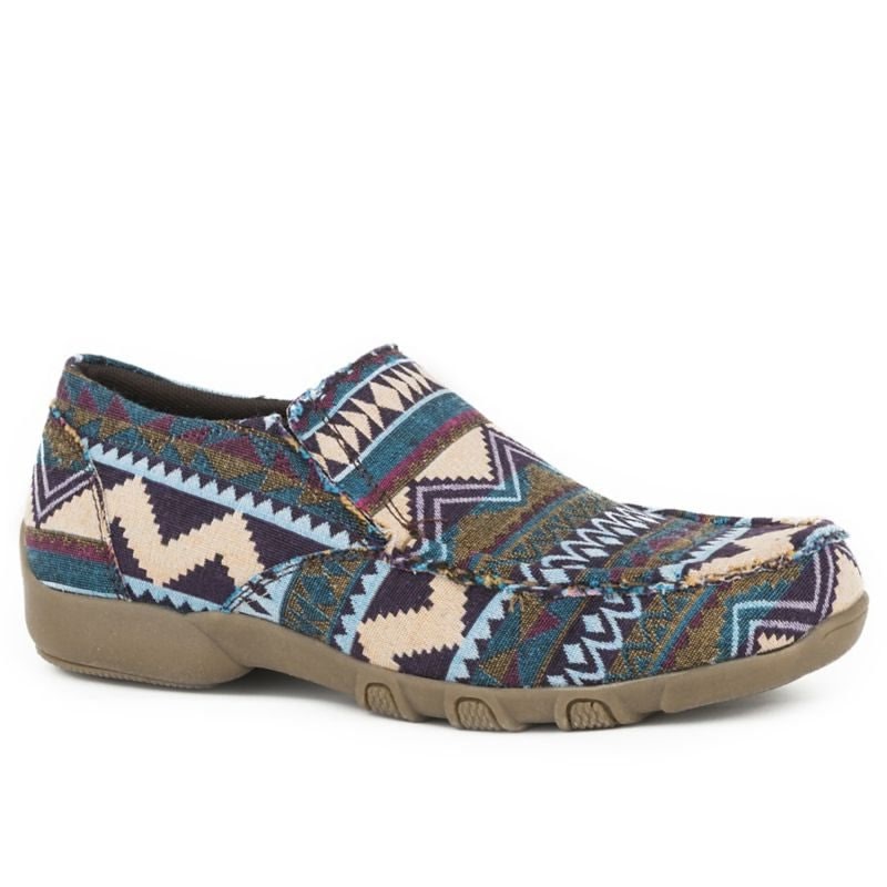 Roper Ladies Southwestern Aztec Mocs