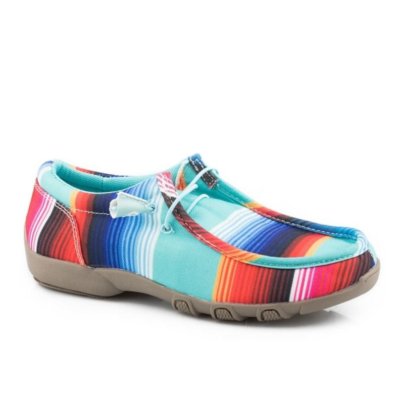 Roper Ladies Aztec Canvas Chukkas