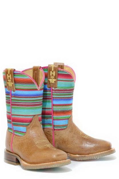 Tin Haul Little Kids Serape Lama Boots