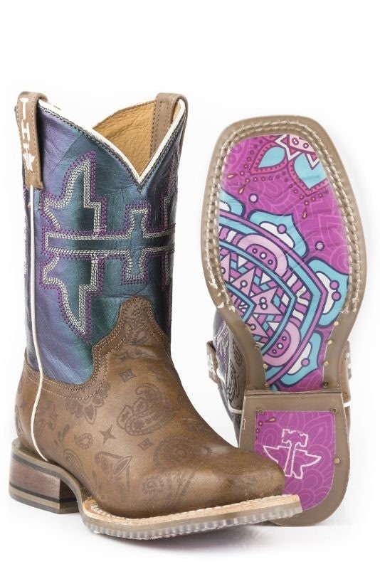 Tin Haul Little Kids Pearly Paisley Boots