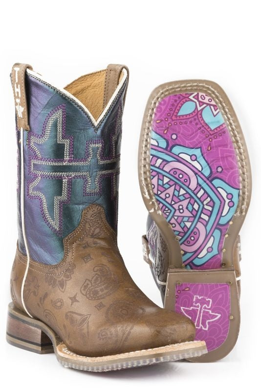 Tin Haul Big Kids Pearly Paisley Boots