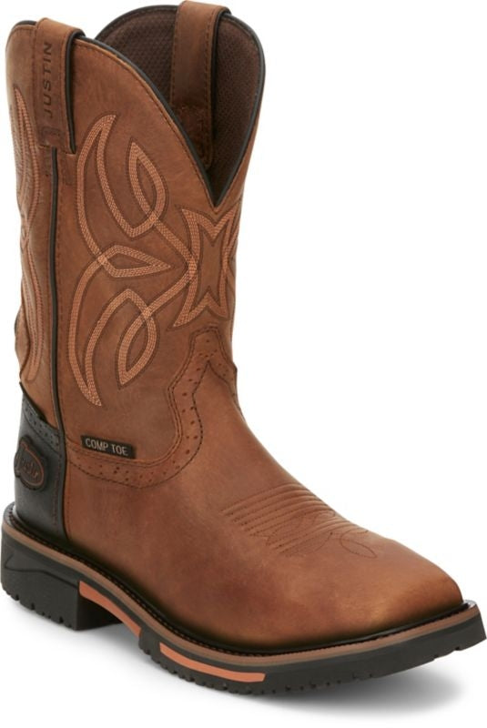 Justin Mens Dallen Comp Toe Boots