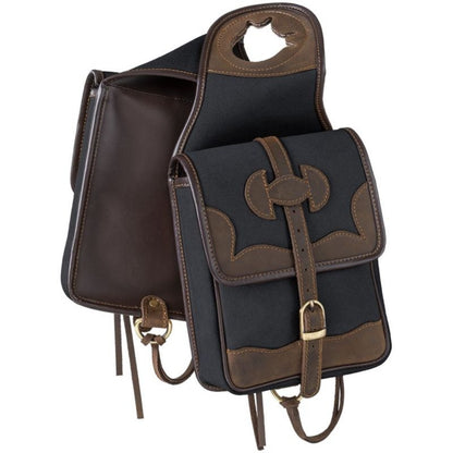Tough1 Canvas and Leather Horn Bag