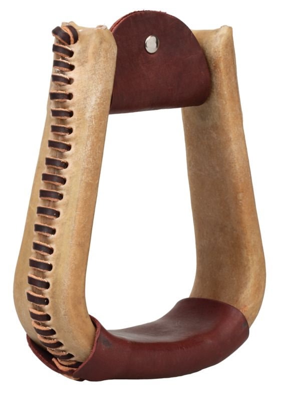 Weaver Rawhide 3in Neck Roper Stirrups