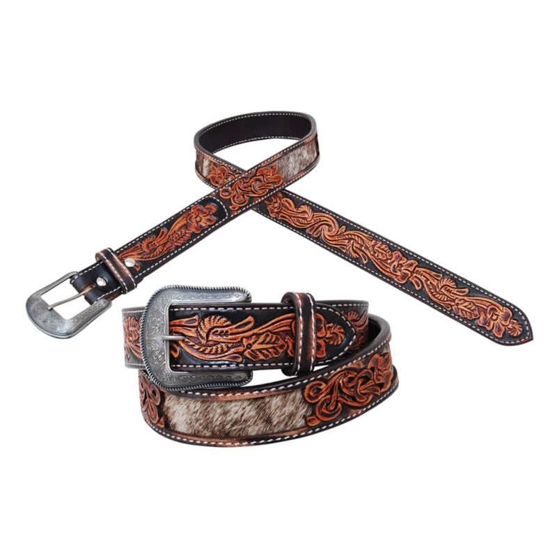 Circle Y Hair on Hide Belt