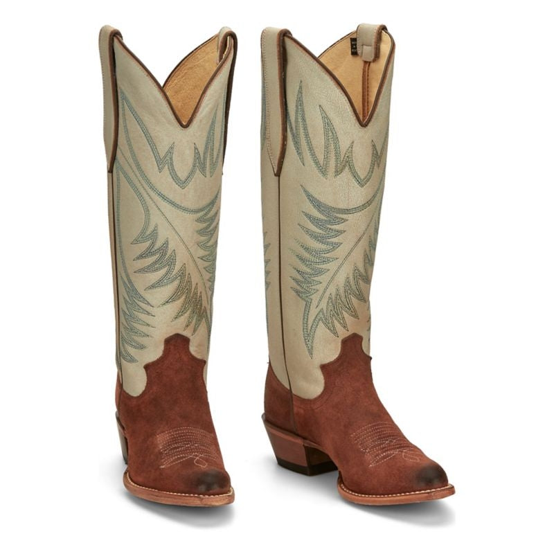 Justin Womens Clara Round Toe Boots