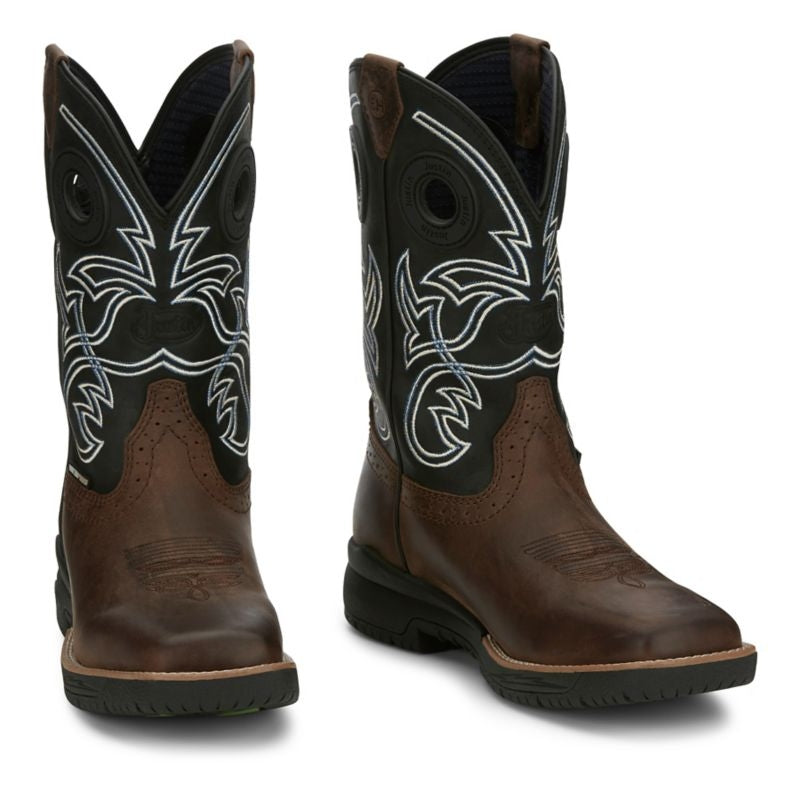 Justin Mens NiTread Sq Toe Boots