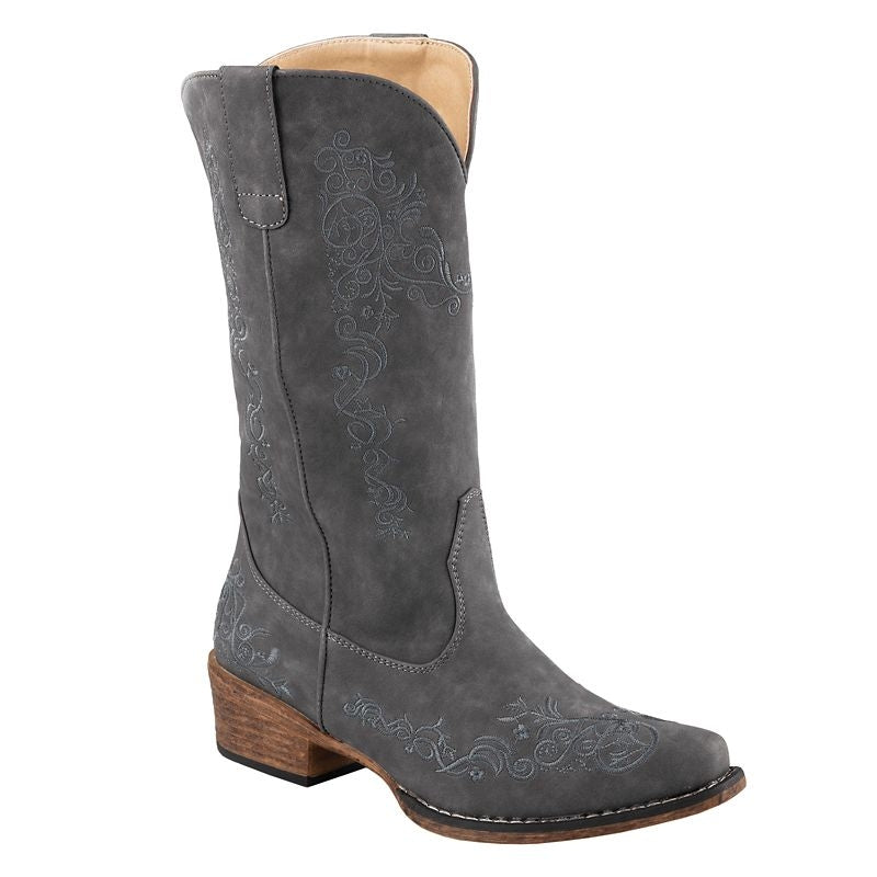 Roper Ladies Riley Scroll Snip Toe Boots