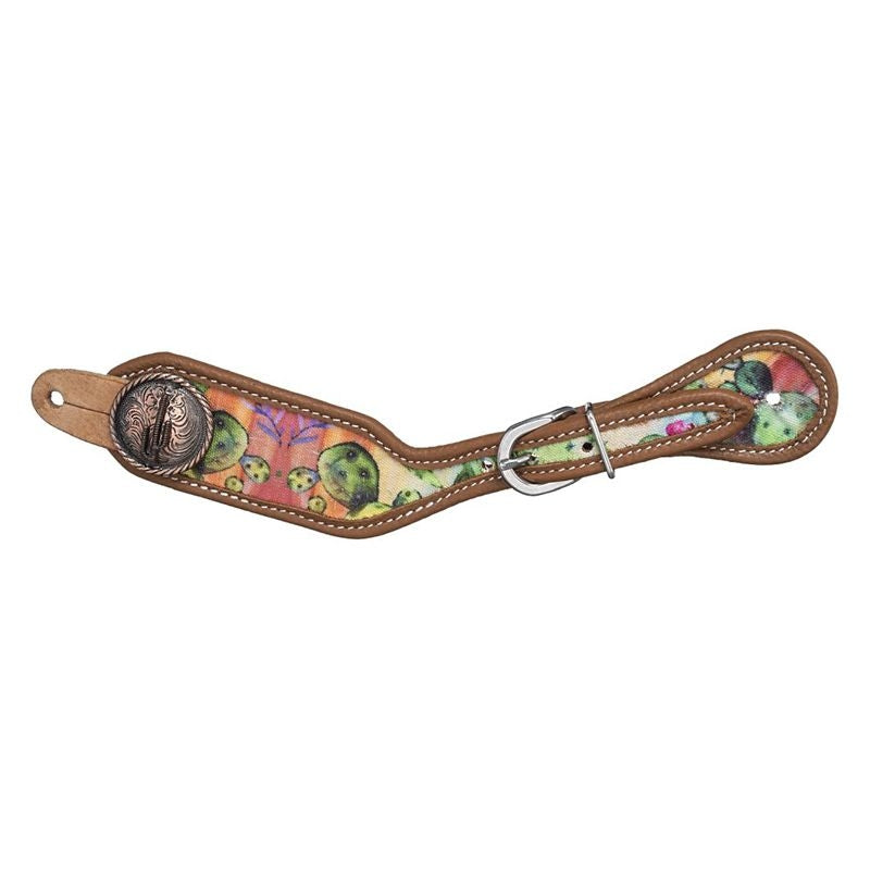 Tough1 Cactus Print Youth Spur Straps