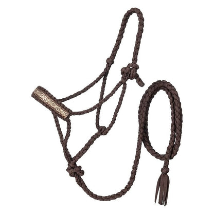 Tough1 Printed Mule Tape Halter with Lead