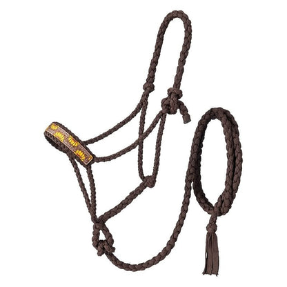 Tough1 Printed Mule Tape Halter with Lead