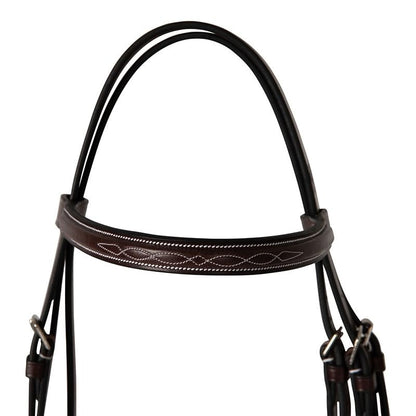 Huntley Sedgwick Fancy Stitch Fig 8 Bridle Full