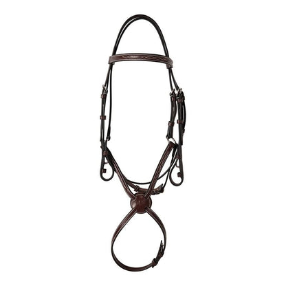 Huntley Sedgwick Fancy Stitch Fig 8 Bridle Full