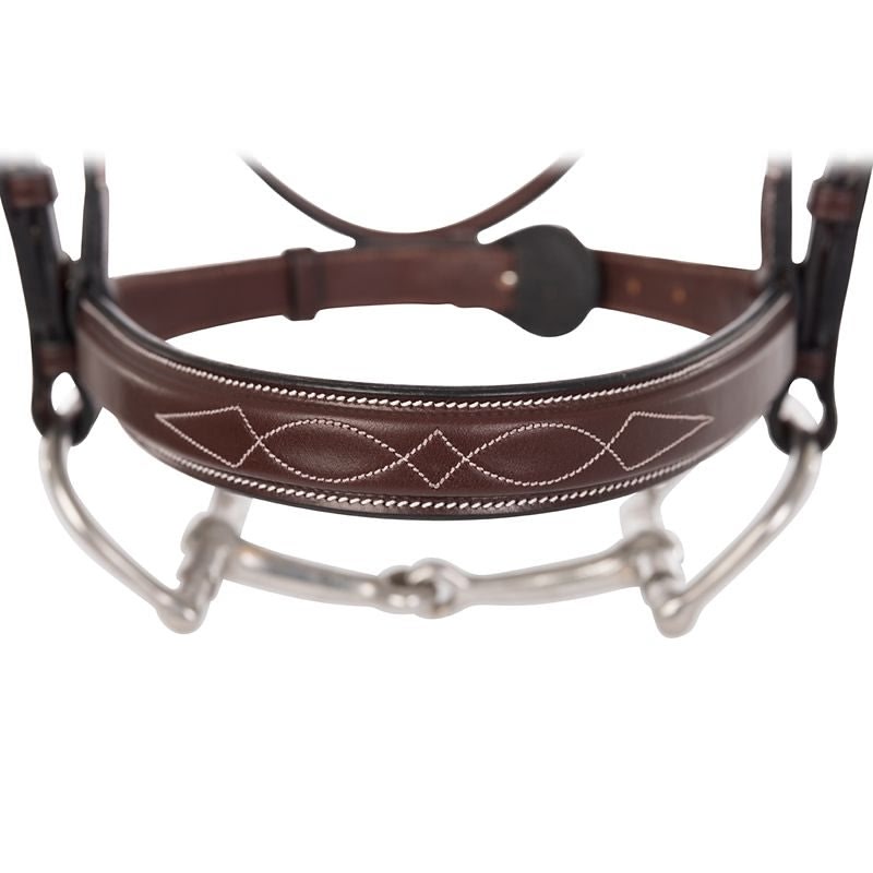 Huntley Sedgwick Fancy Stitch Noseband 1"