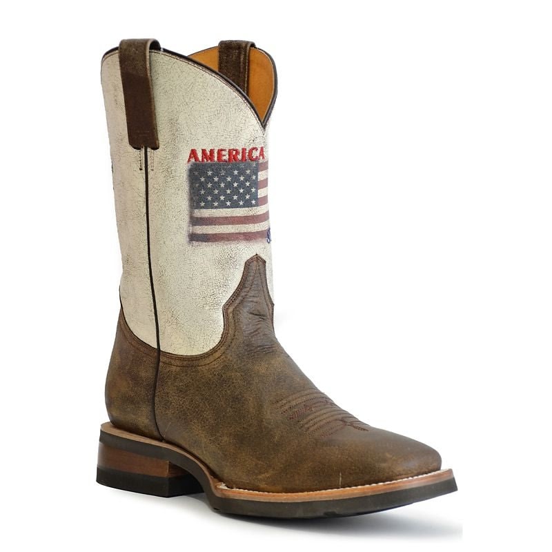Roper Mens America Strong SqToe Boot