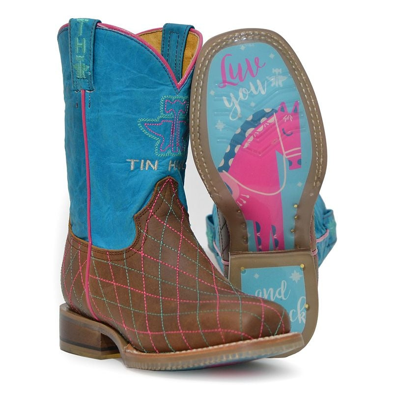 Tin Haul Childs Topeka Square Toe Boots