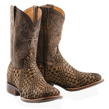 Tin Haul Mens Dream Weaver Sq Toe Boots