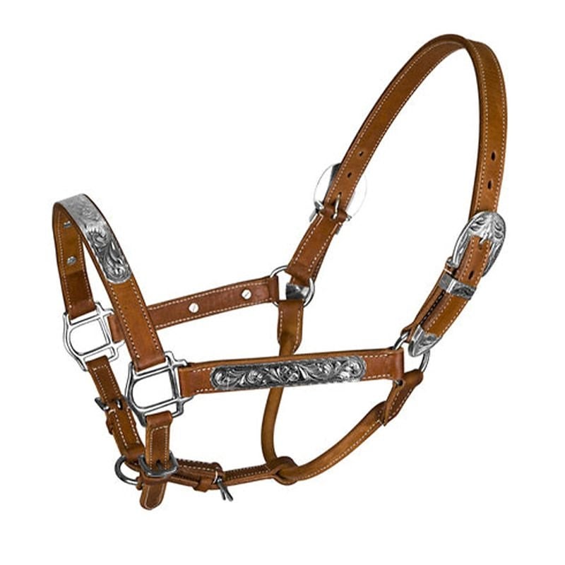 TuffRider Deluxe Show Halter with Silver Bar