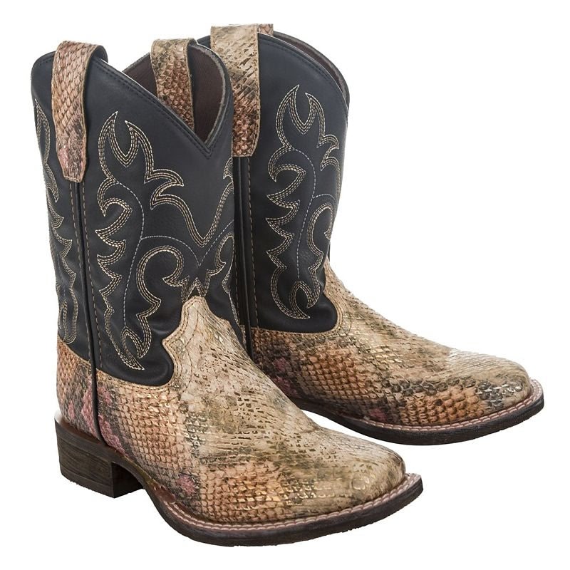 TuffRider Kids Snake In My Boot Western Black