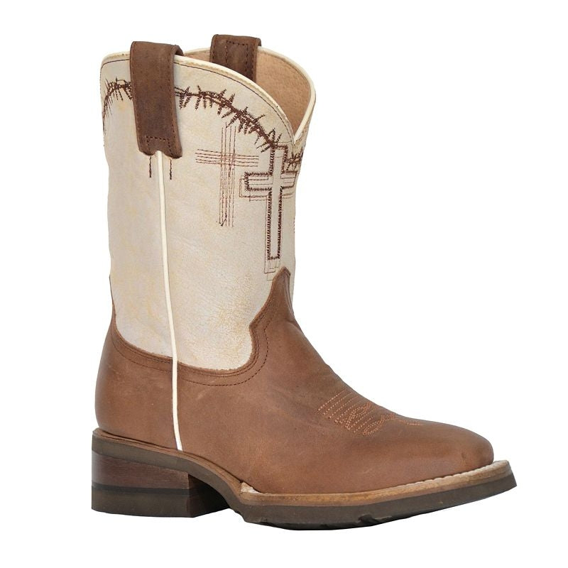 Roper Childs Cross Square Toe Boots