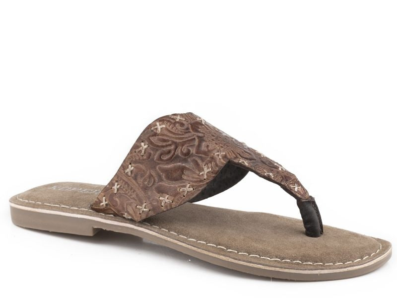 Roper Ladies Juliet Floral Sandals