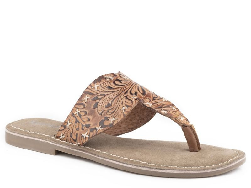 Roper Ladies Juliet Floral Sandals