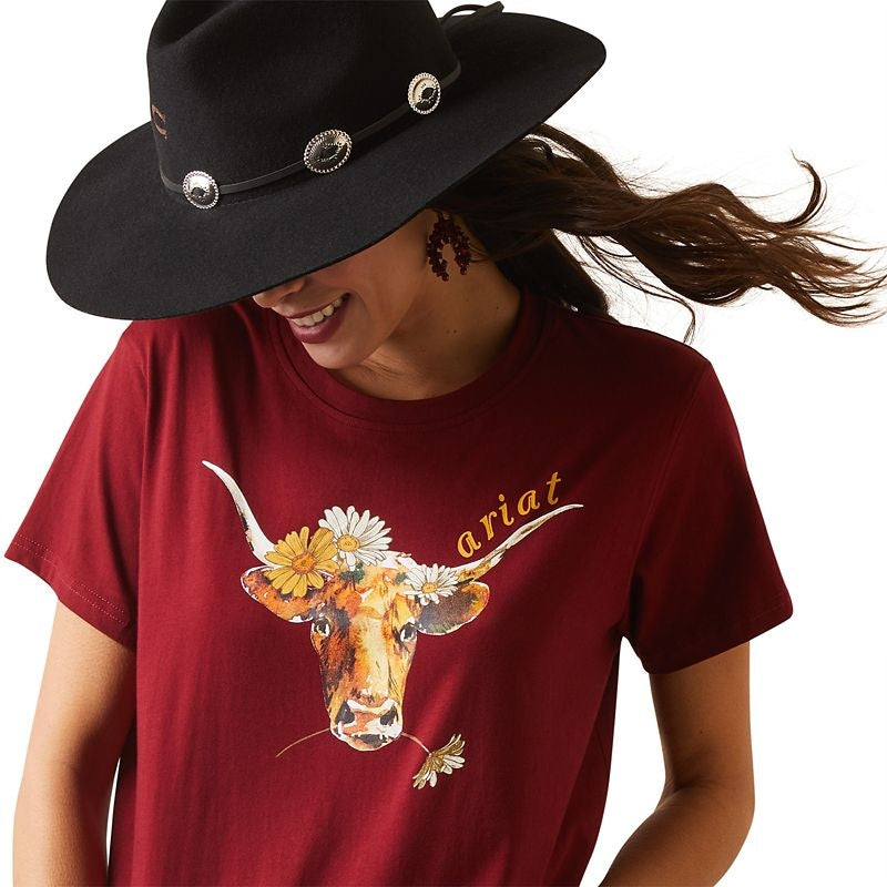 Ariat Womens REAL Daisy Steer Tee
