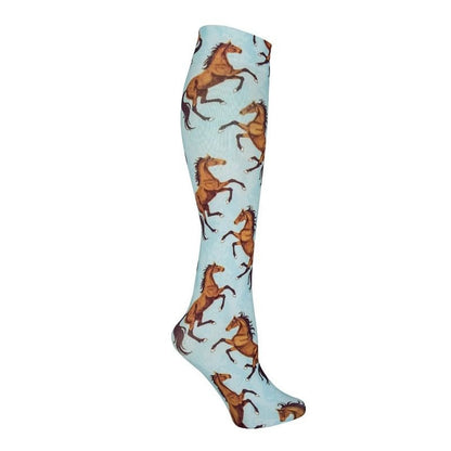 AWST Int'l Lila Bay Horses Socks
