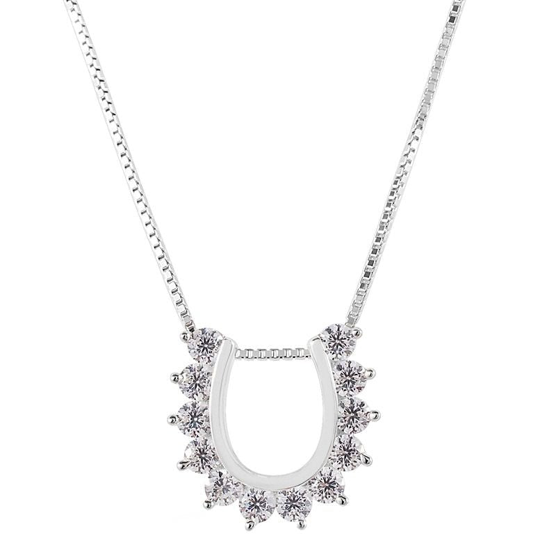 Kelly Herd Outside Set Horseshoe Necklace