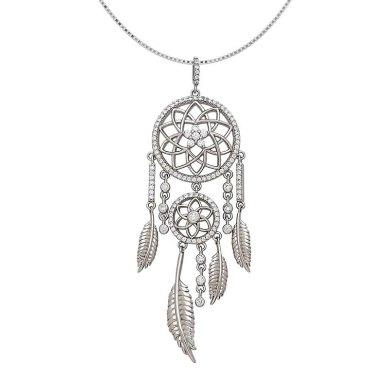 Kelly Herd Dream Catcher Pendant Necklace