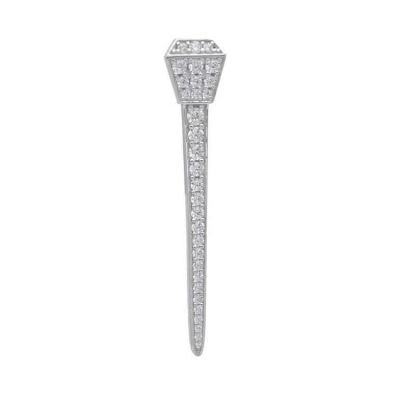 Kelly Herd Horseshoe Nail Tie Tack