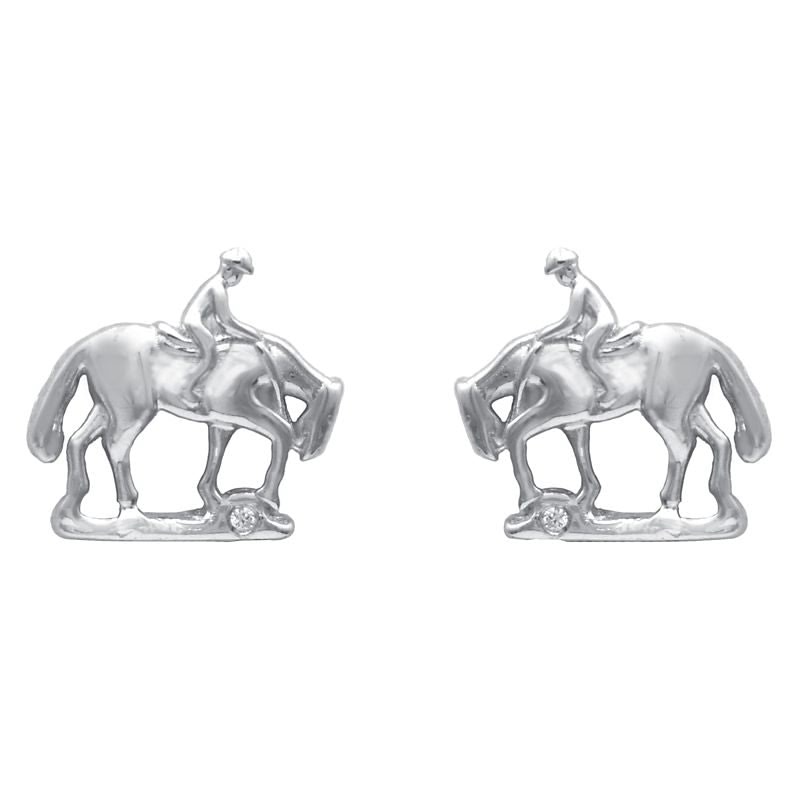 Kelly Herd Trail Horse Earrings