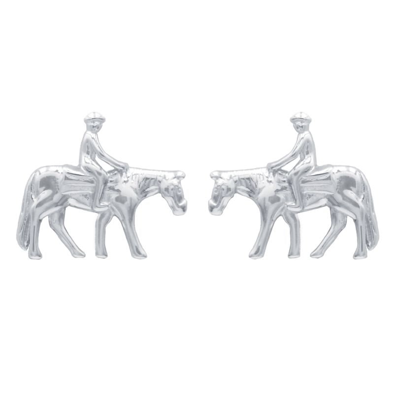 Kelly Herd Western Pleasure Horse with Rider Earrings