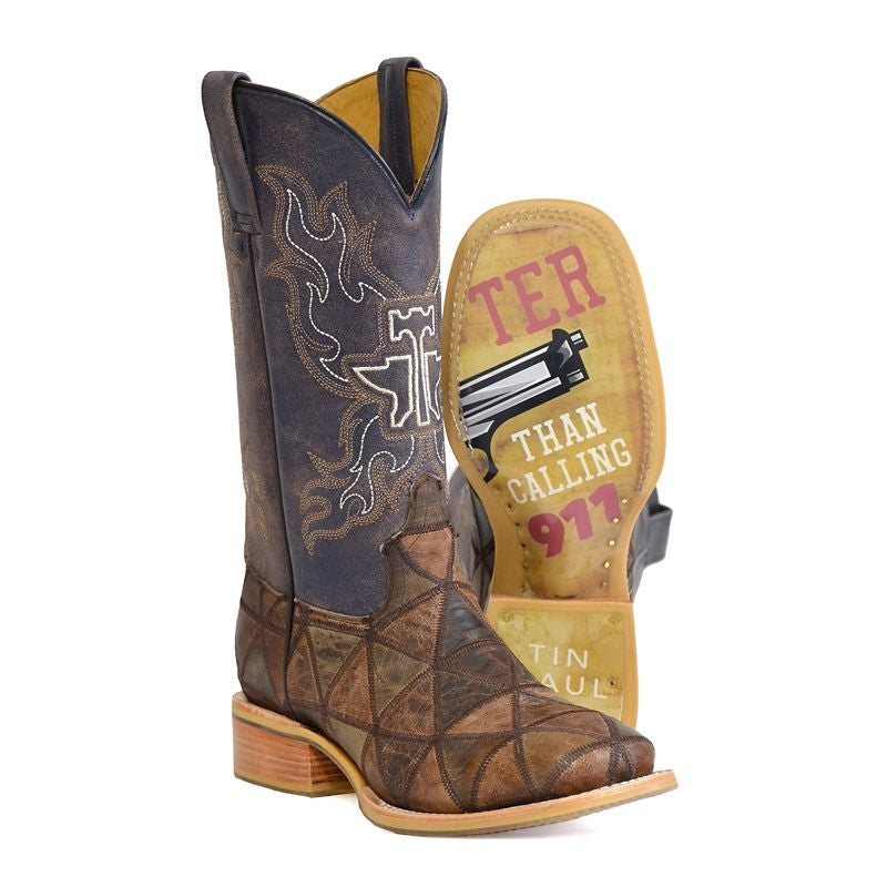 Tin Haul Mens Protector Square Toe Boots