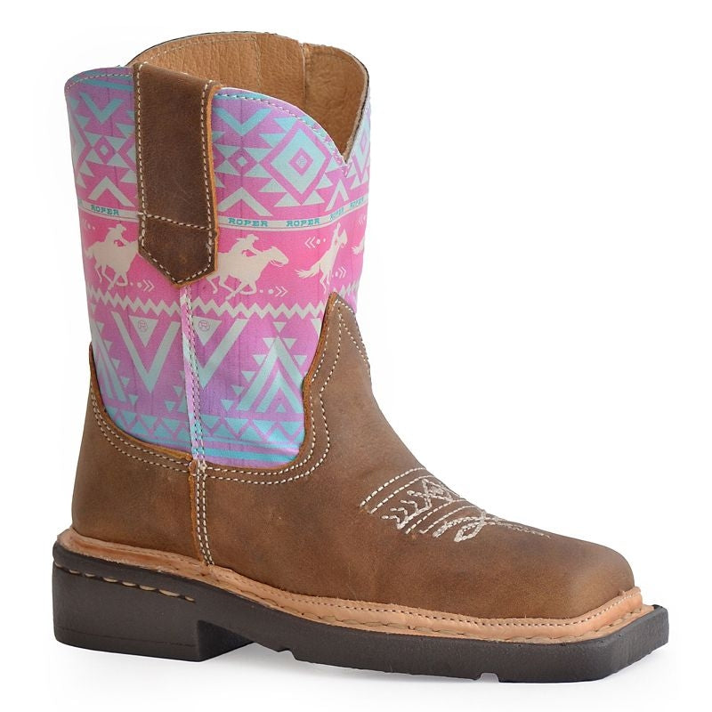 Roper Toddler Pony Square Toe Boots