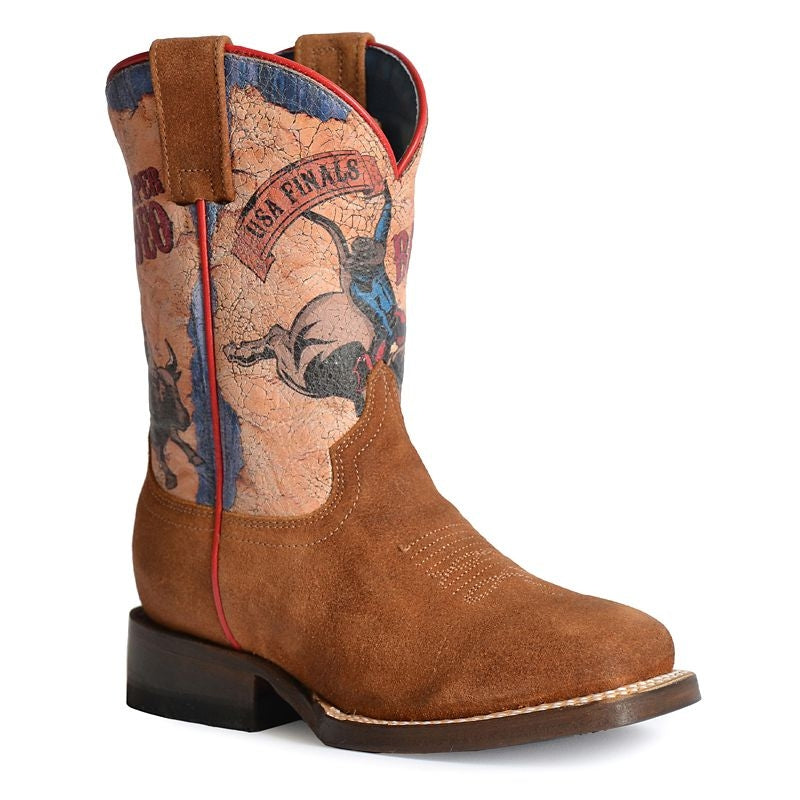 Roper Childs Rodeo Finals Sq Toe Boots
