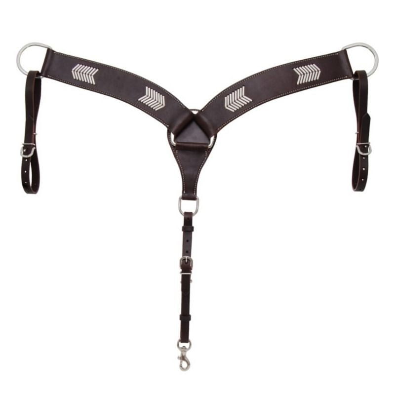 Oxbow Sonoma Roper BreastCollar with Rawhide Dk Brown