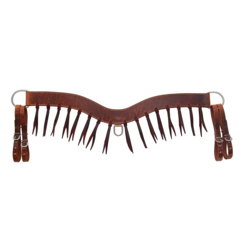 Oxbow Harness Leather 2.5In Tripper with Latigo Brown