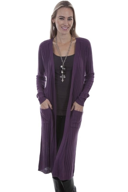 Scully Ladies Iris Ribbed Cardigan