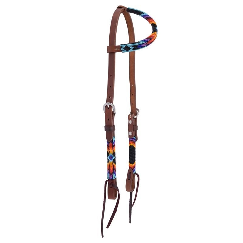 Circle Y Infinity Beaded One Ear Headstall