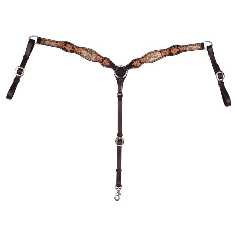 Circle Y Python Pass Breast Collar