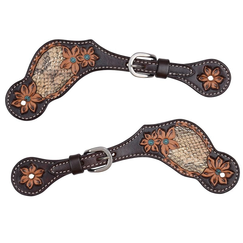 Circle Y Python Pass Ladies Spur Straps