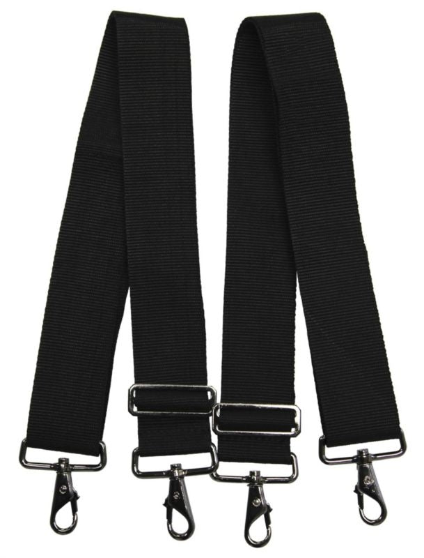 Kensington Criss Cross Black Belly Straps Pair