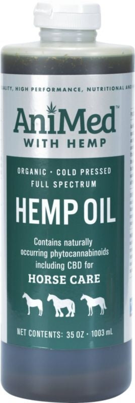 AniMed Full Spectrum Hemp Oil For Horses 35oz