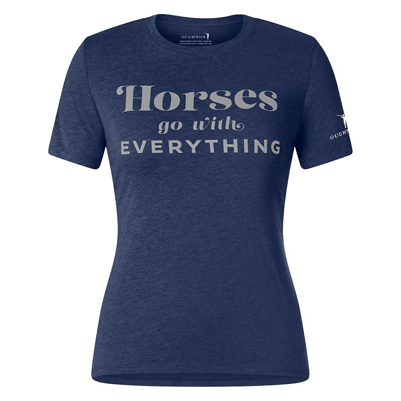 Oughton Horses Go With Everything Tee