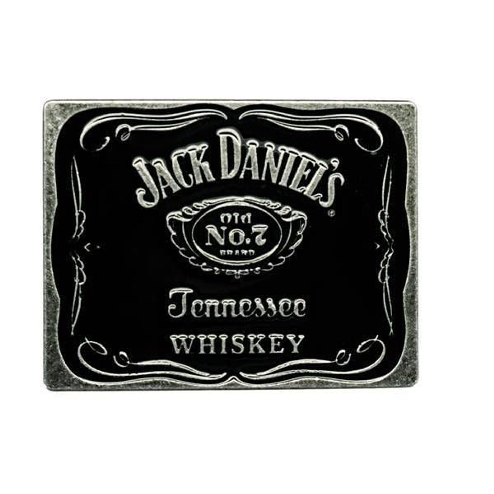 Jack Daniels Square Old No.7 Bottle Logo Buckle 3