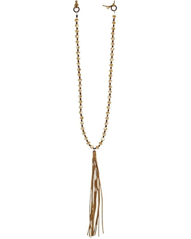 Montana SS Ladies Whispering Tails Golden Necklace